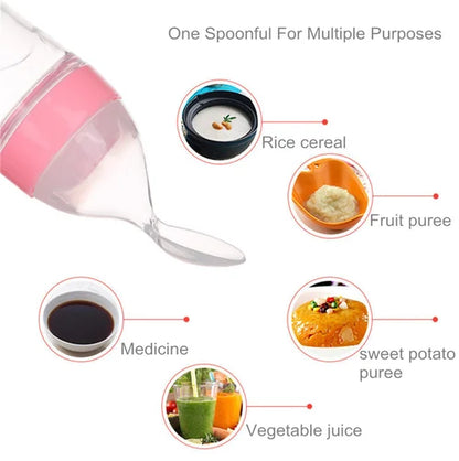 A One Mall® Baby Spoon Feeder | With Fruit Pacifier