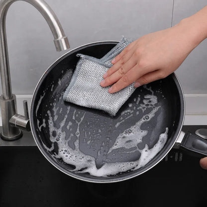 A One Mall® Non Scratch Steel Wire Dishcloth