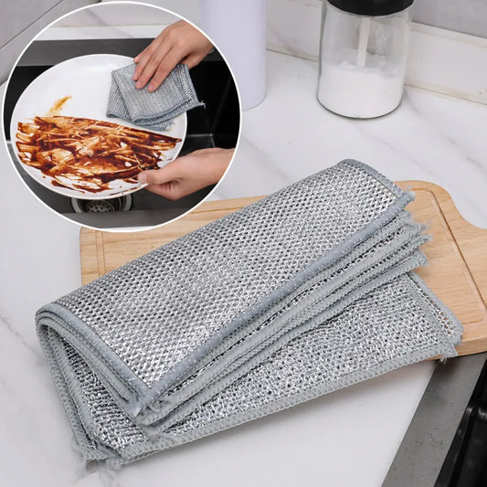 A One Mall® Non Scratch Steel Wire Dishcloth