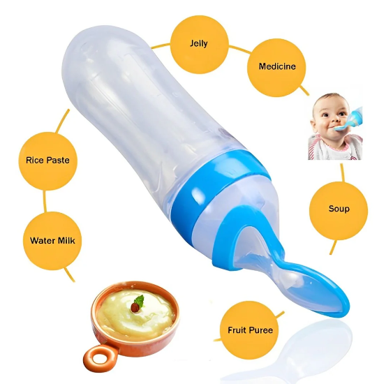 A One Mall® Baby Spoon Feeder | With Fruit Pacifier