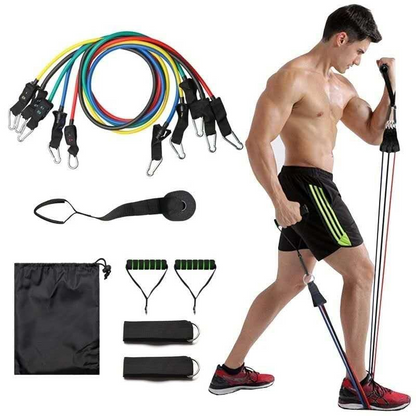 A One Mall® Power Exercise Resistance Band Set 5 In 1