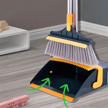 A One Mall® Attachable Broom with dustpan cleaning product