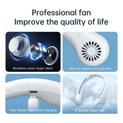 A One Mall® Mini Neck Portable Air Cooler Fan