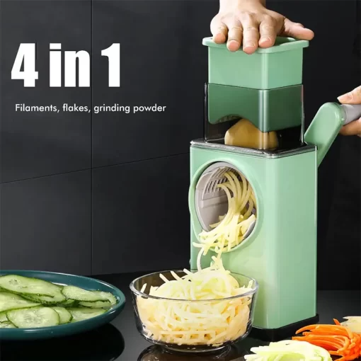 A One Mall® 3 In 1 Round Cutter Vegetable Slicer Manual