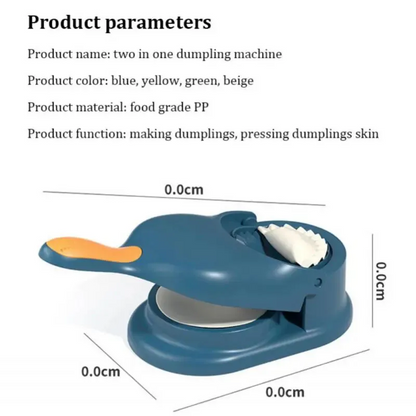 A One Mall® 2 In 1 Efficient Dumpling Maker Manual Dough Presser