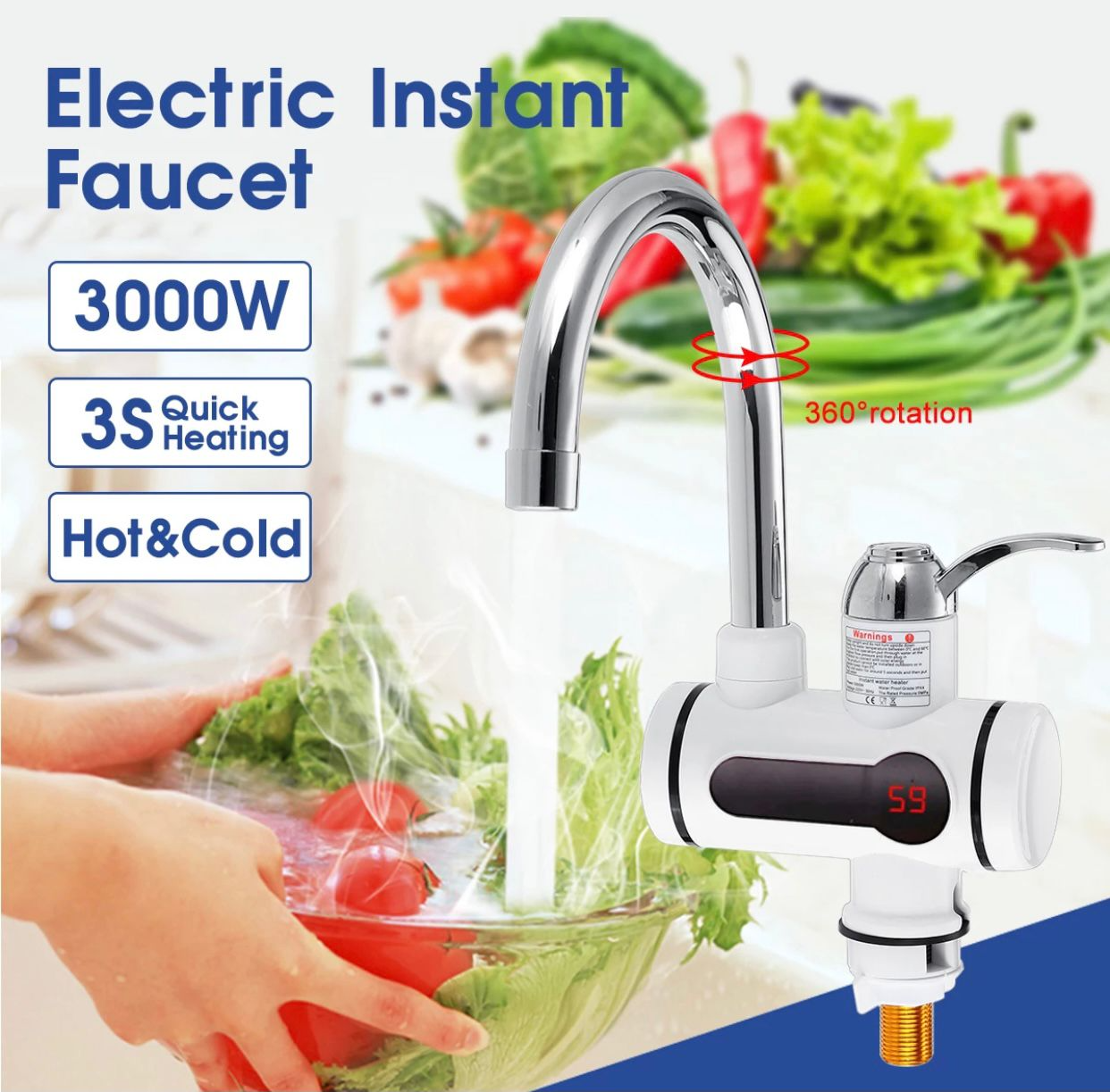 A One Mall® Electric Faucet Water heater